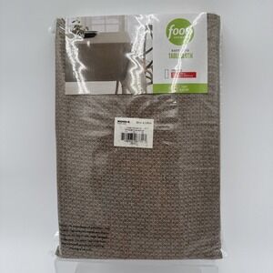 Food Network Easy Care Tablecloth NIOP, Oblong 60"X120"‎ ,Clay, Resistant,Kohl's